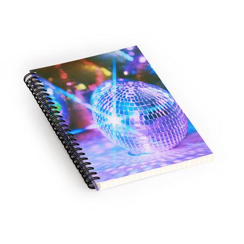 Samantha Hearn Neon Solo Disco Ball Spiral Notebook
