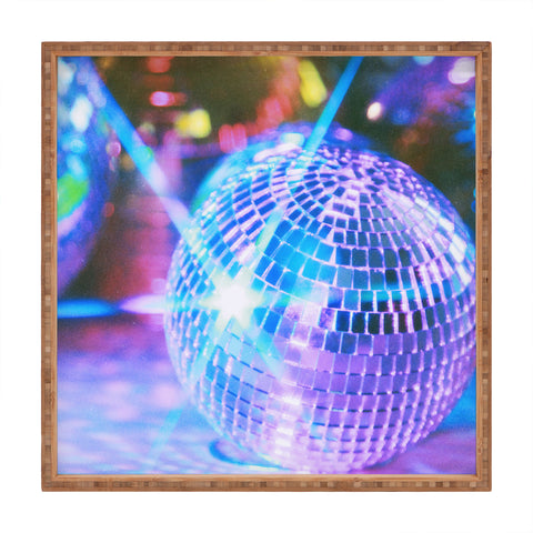 Samantha Hearn Neon Solo Disco Ball Square Tray