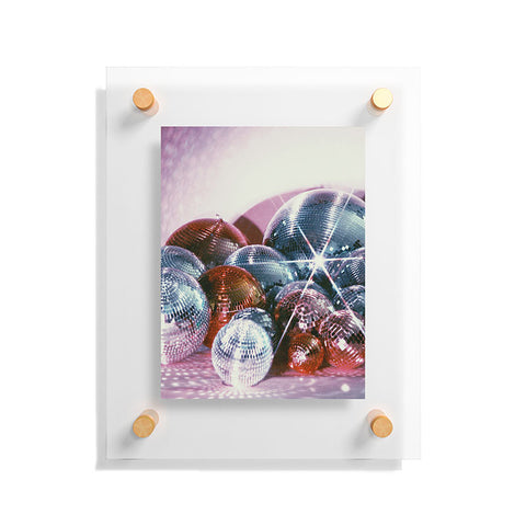 Samantha Hearn Shiny Disco Balls Floating Acrylic Print