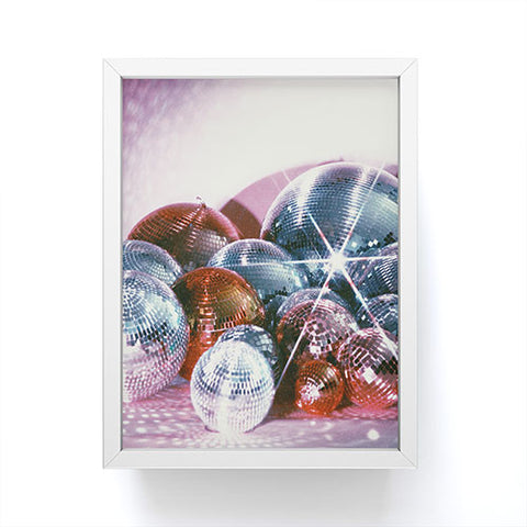 Samantha Hearn Shiny Disco Balls Framed Mini Art Print
