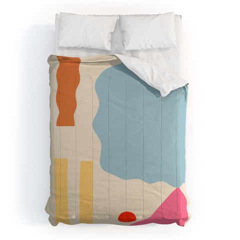sandrapoliakov ABSTRACT PORTRAIT OF ALYONA Comforter