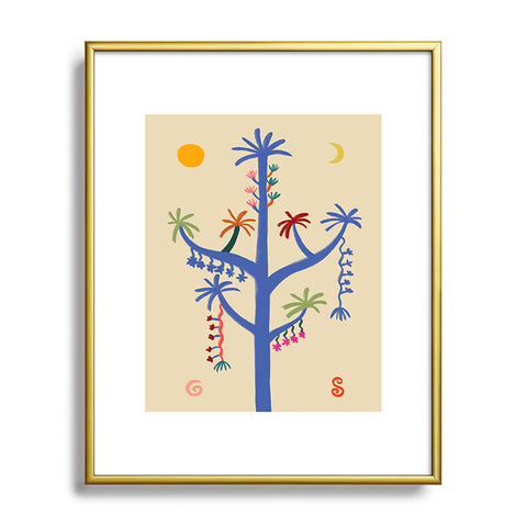 sandrapoliakov THE MAGIC TREE I Metal Framed Art Print