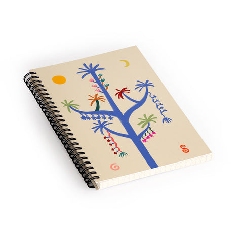 sandrapoliakov THE MAGIC TREE I Spiral Notebook