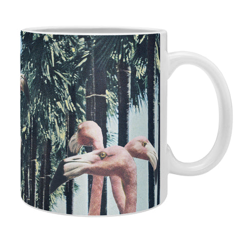 Sarah Eisenlohr Palm Trees Flamingos Coffee Mug