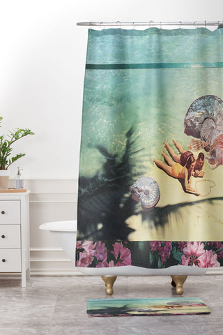 Sarah Eisenlohr Sea Collections Shower Curtain And Mat
