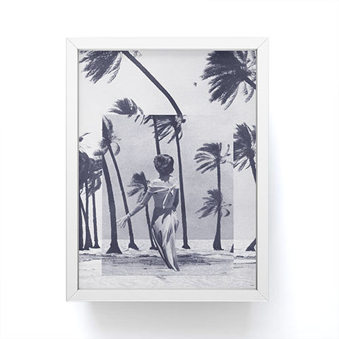 Sarah Eisenlohr Tropical Storm in Purple Framed Mini Art Print