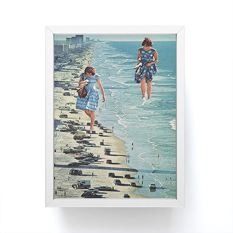 Sarah Eisenlohr Walk on the Beach Framed Mini Art Print