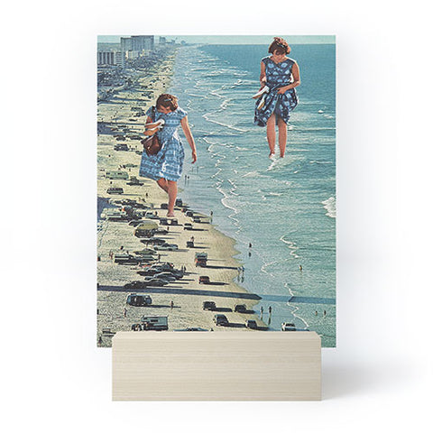Sarah Eisenlohr Walk on the Beach Mini Art Print