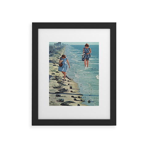 Sarah Eisenlohr Walk on the Beach Framed Art Print