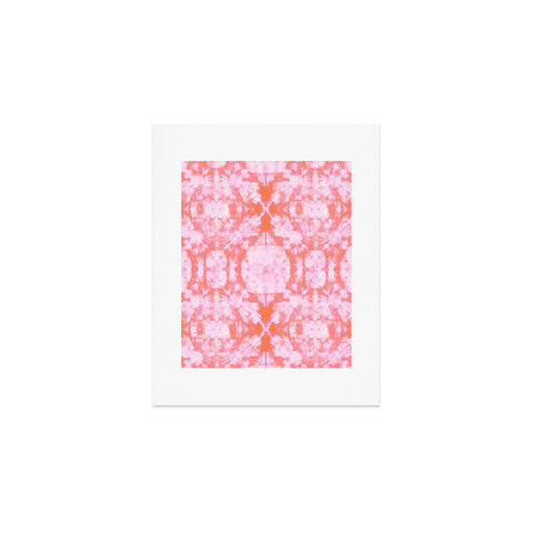 Schatzi Brown Bexeley Tie Dye Pink Art Print