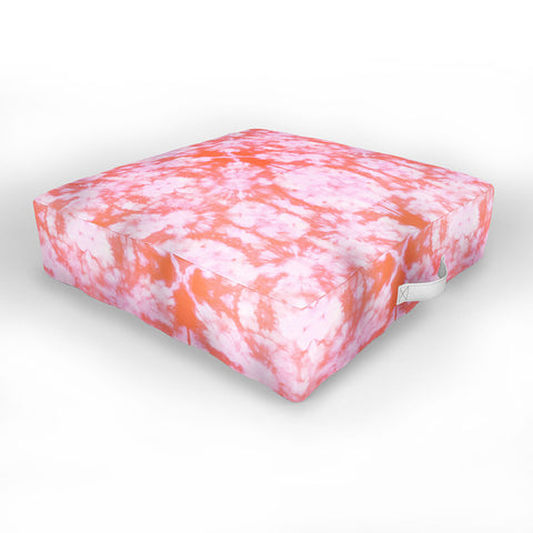 Schatzi Brown Bexeley Tie Dye Pink Outdoor Floor Cushion
