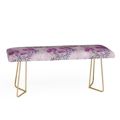 Schatzi Brown Carrie Floral Lilac Bench