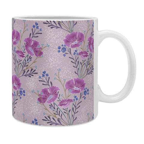 Schatzi Brown Carrie Floral Lilac Coffee Mug