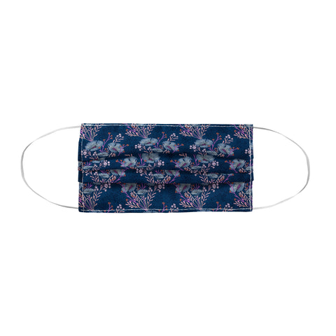 Schatzi Brown Carrie Floral Navy Face Mask
