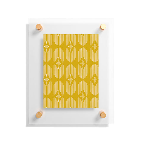 Schatzi Brown Danni Boho Yellow Floating Acrylic Print