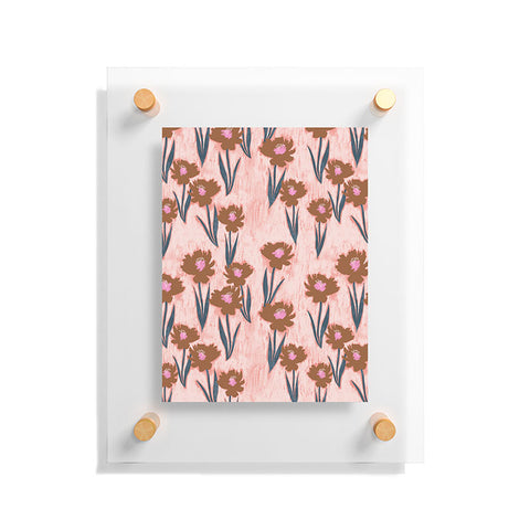 Schatzi Brown Danni Floral Pink Floating Acrylic Print