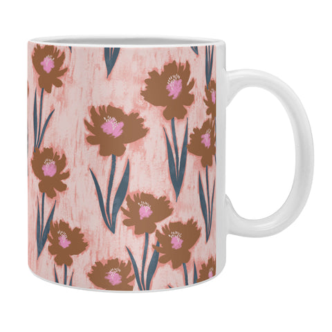 Schatzi Brown Danni Floral Pink Coffee Mug