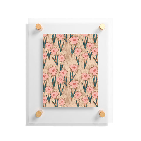 Schatzi Brown Danni Floral Tan Floating Acrylic Print