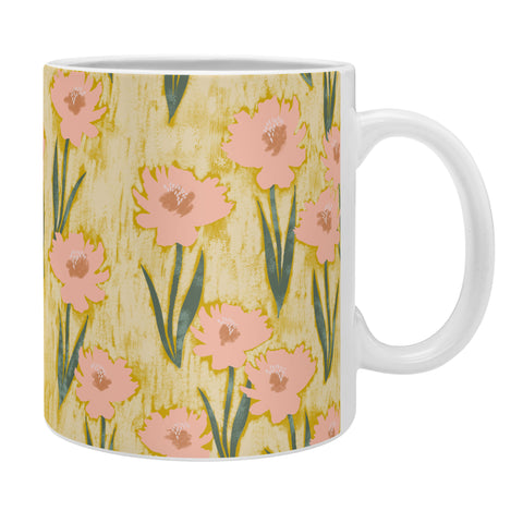 Schatzi Brown Danni Floral Yellow Coffee Mug