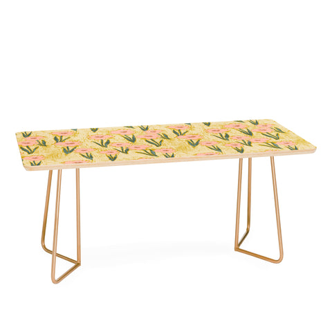 Schatzi Brown Danni Floral Yellow Coffee Table