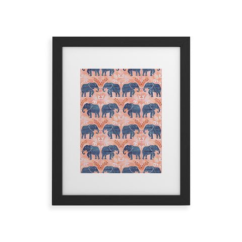 Schatzi Brown Elephant 1 Mango Framed Art Print