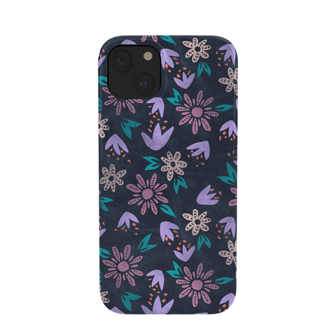 Schatzi Brown Erinn Floral Purple Phone Case