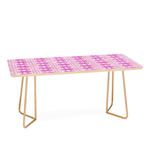 Schatzi Brown Justina Mark Peach ans Pink Coffee Table