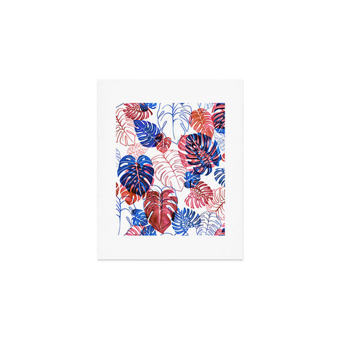 Schatzi Brown Kona Tropic Red Blue Art Print