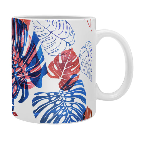 Schatzi Brown Kona Tropic Red Blue Coffee Mug