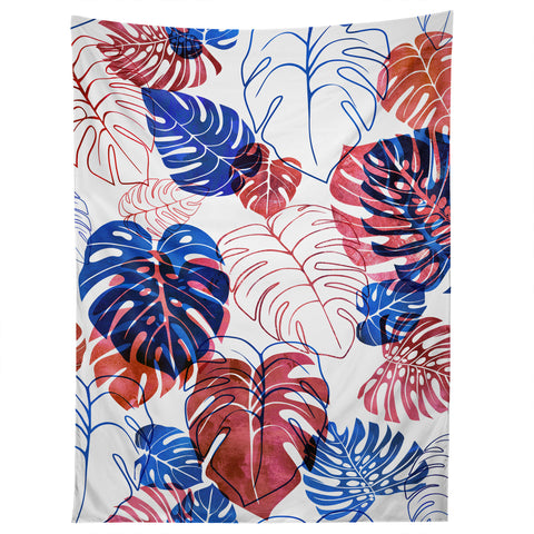Schatzi Brown Kona Tropic Red Blue Tapestry