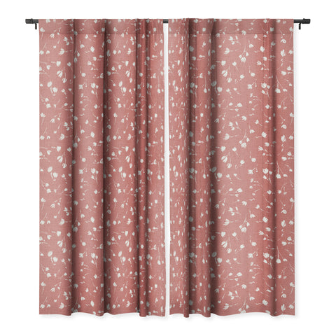 Schatzi Brown Libby Floral Rosewater Blackout Window Curtain