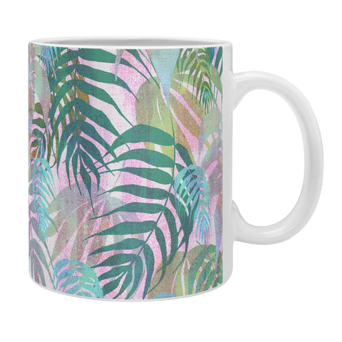 Schatzi Brown Lost in the Jungle pink green Coffee Mug