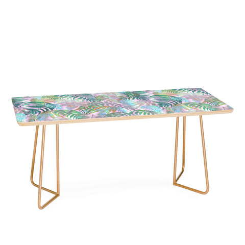 Schatzi Brown Lost in the Jungle pink green Coffee Table