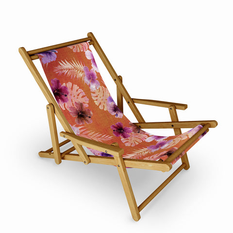 Schatzi Brown Luana Orange Sling Chair