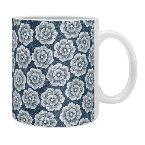 Schatzi Brown Lucy Floral Night Blue Coffee Mug
