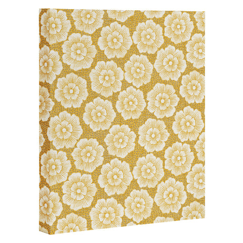 Schatzi Brown Lucy Floral Yellow Art Canvas