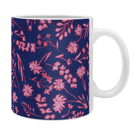 Schatzi Brown Mallory Floral Indigo Coffee Mug