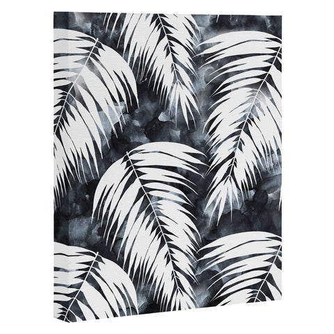 Schatzi Brown Maui Palm Black and White Art Canvas