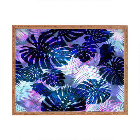Schatzi Brown Motuu Tropical Blue Rectangular Tray