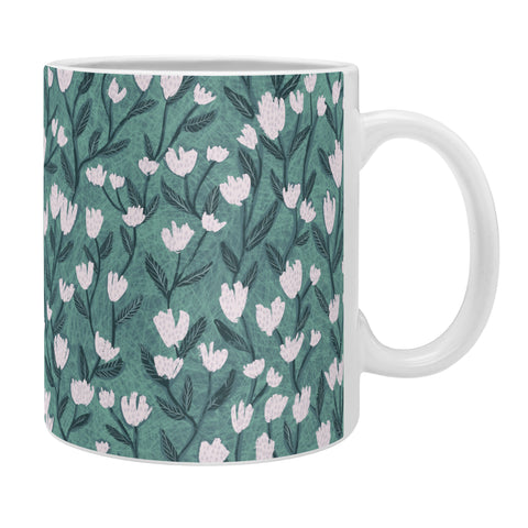 Schatzi Brown Ninna Floral Green Coffee Mug