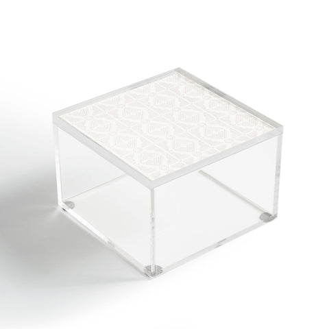 Schatzi Brown Nora Tile White Acrylic Box