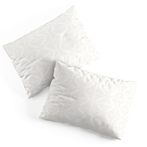 Schatzi Brown Nora Tile White Pillow Shams