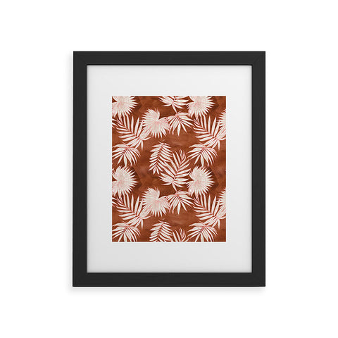Schatzi Brown Osprey Orange Framed Art Print