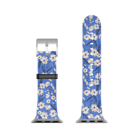 Schatzi Brown Penelope Floral Bluebell Apple Watch Band