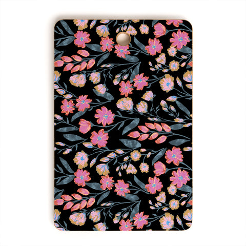 Schatzi Brown Penelope Floral Noir Brights Cutting Board Rectangle