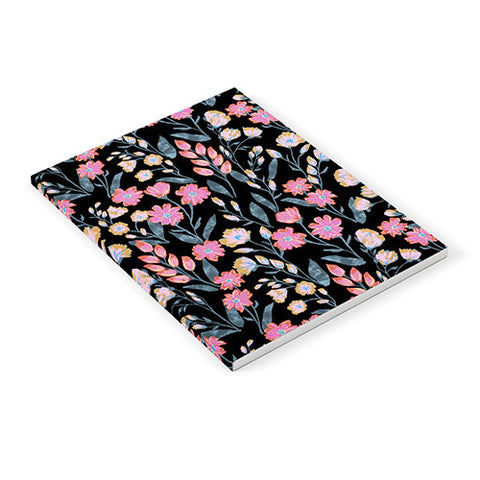 Schatzi Brown Penelope Floral Noir Brights Notebook