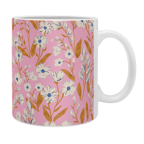 Schatzi Brown Penelope Floral Pink Coffee Mug