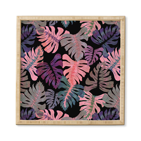 Schatzi Brown Phoenix Tropical Pink Framed Wall Art
