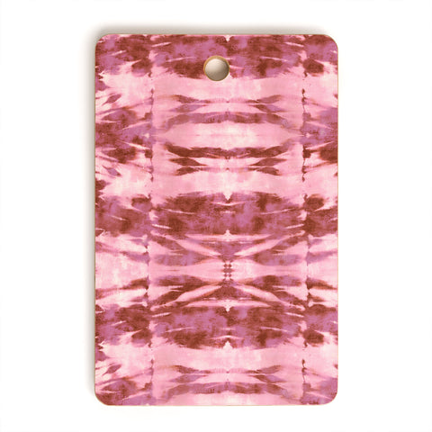 Schatzi Brown Quinn Tie Dye Pink Cutting Board Rectangle