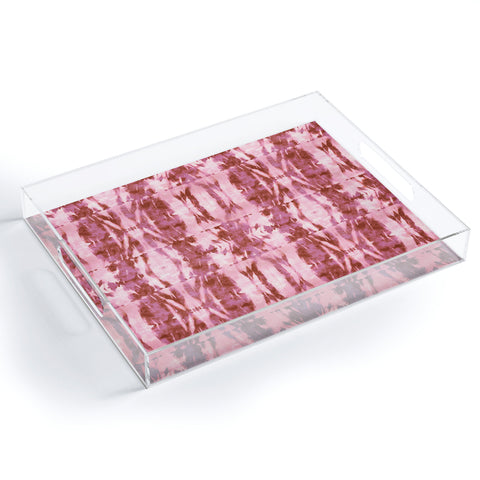 Schatzi Brown Quinn Tie Dye Pink Acrylic Tray